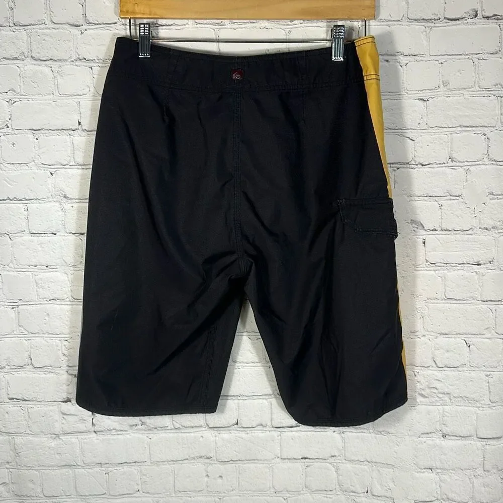 Quiksilver Pittsburgh Steelers Swim Trunks Board‎ Shorts Swimwear size 31